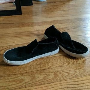 Suede loafers